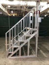 Aluminum Access and Stair Platform